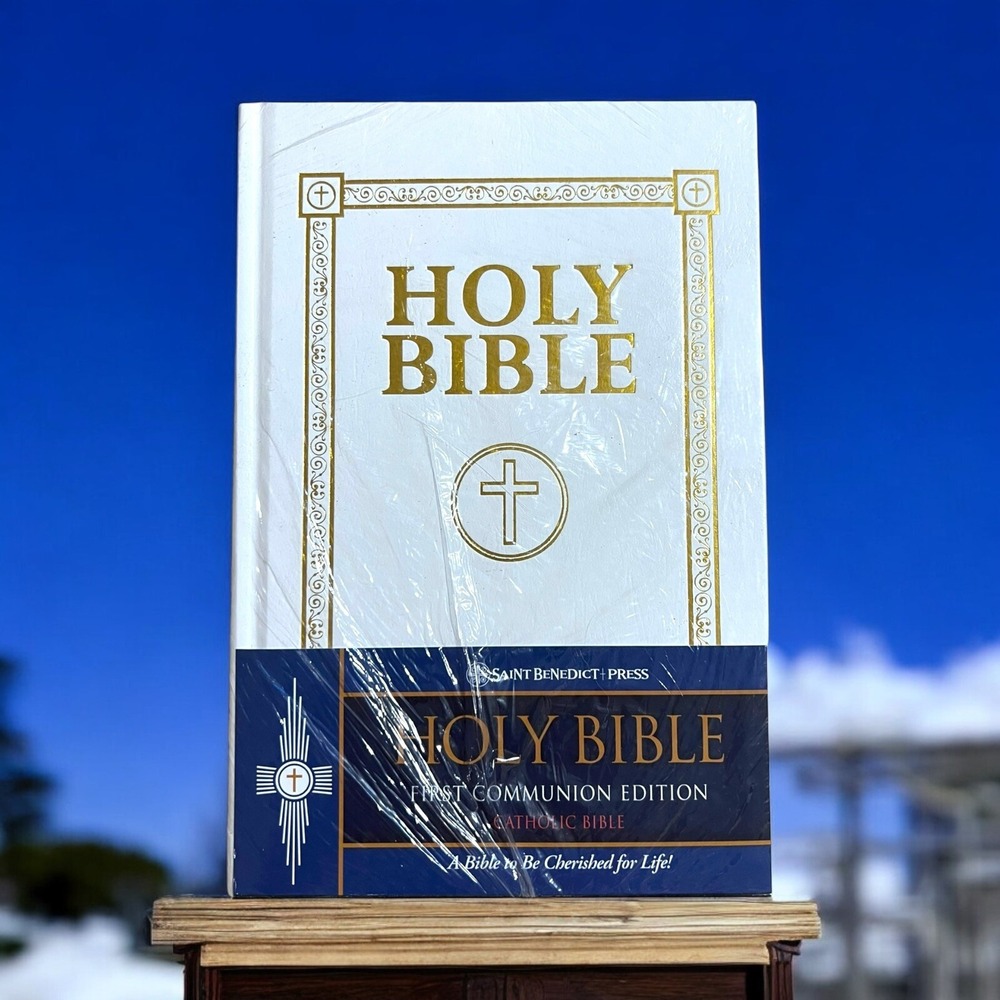 2010 First Communion Bible by Saint Benedict Press Staff HC Factory Sealed